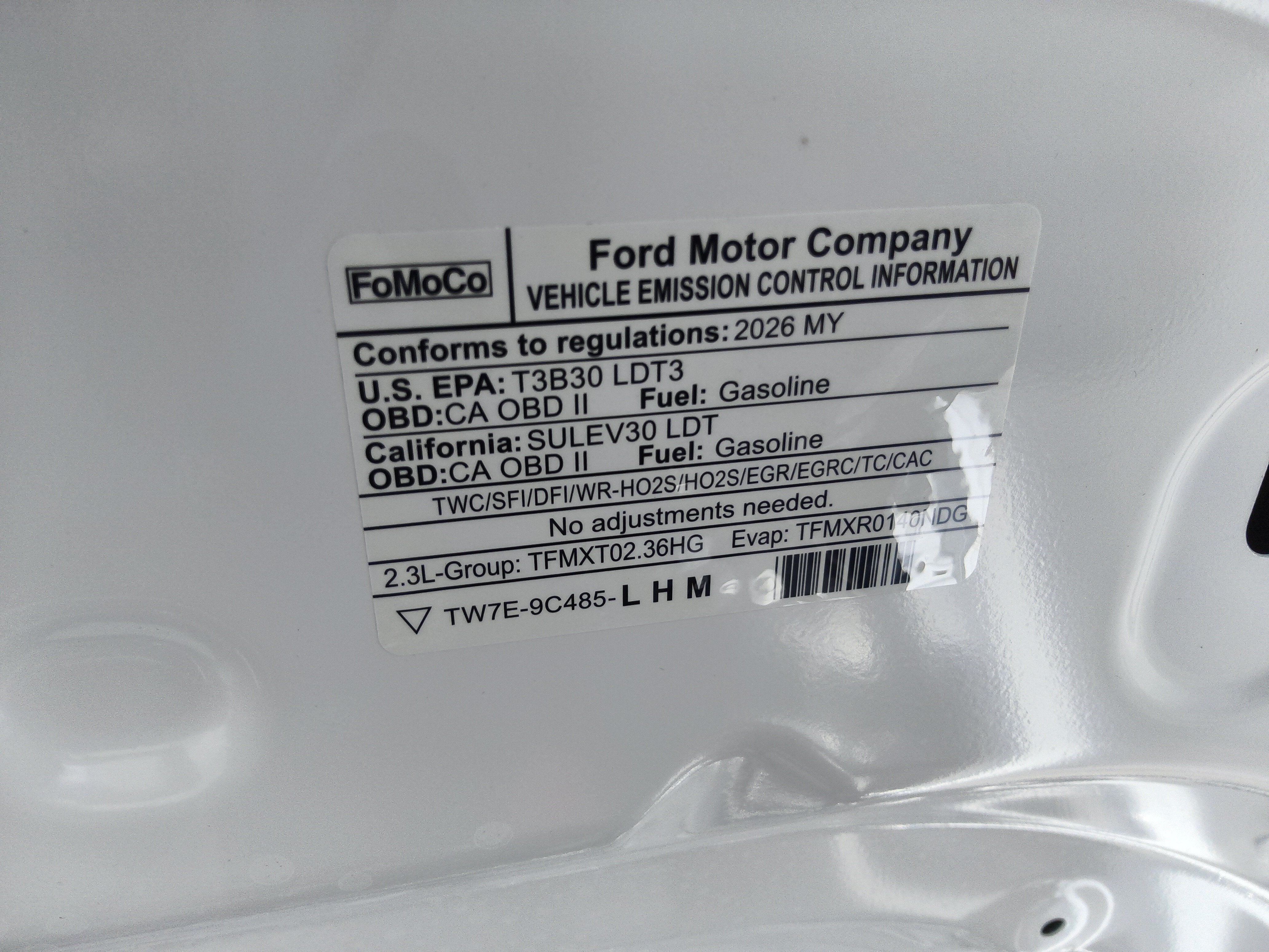 2026 Ford Ranger XL