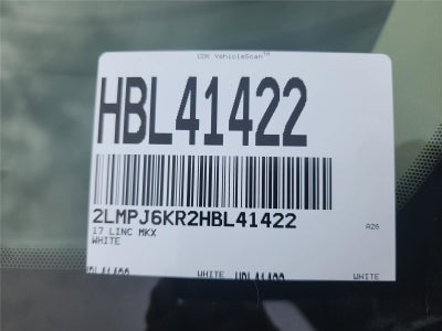 2017 Lincoln MKX Select