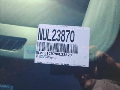 2022 Lincoln Corsair Standard