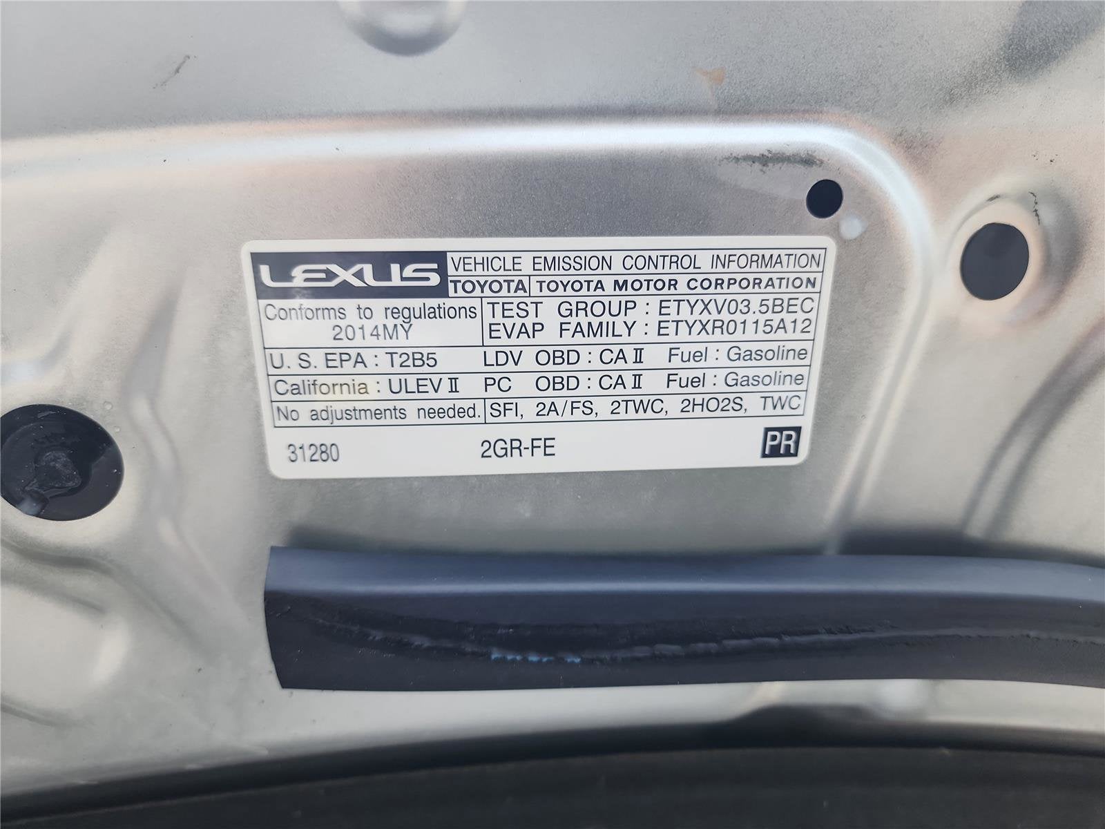 2014 Lexus ES 350 350