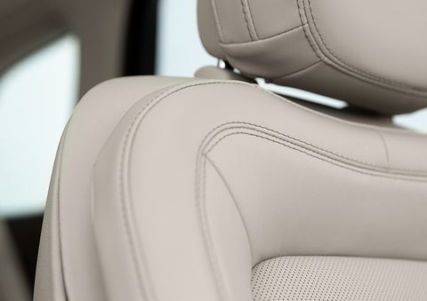Fine craftsmanship is shown through a detailed image of front-seat stitching. | Al Packer Lincoln in West Palm Beach FL