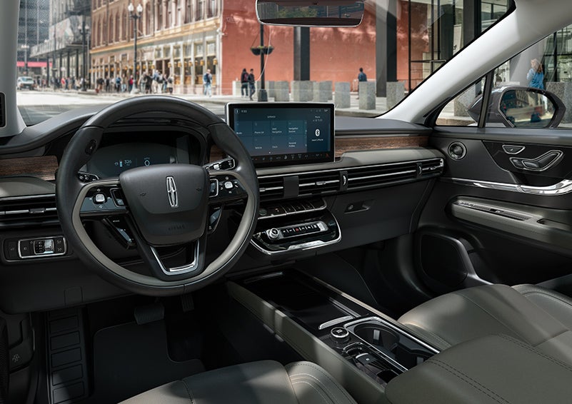 The interior dashboard of 2024 Lincoln Corsair® SUV is shown here. | Al Packer Lincoln in West Palm Beach FL
