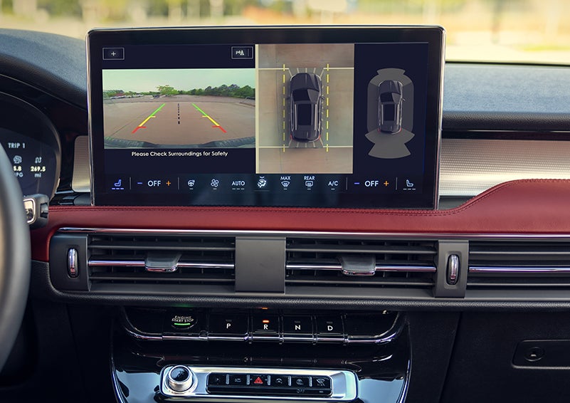 The large center touchscreen of a 2024 Lincoln Corsair® SUV is shown. | Al Packer Lincoln in West Palm Beach FL