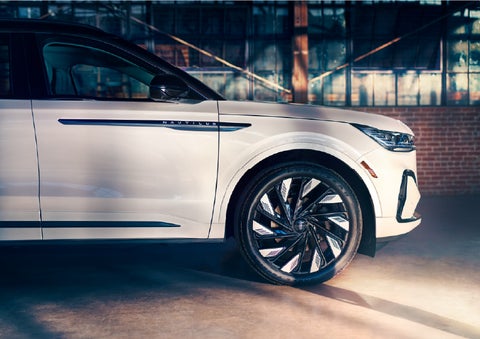 The wheels of the available Jet Appearance Package are highlighted. | Al Packer Lincoln in West Palm Beach FL