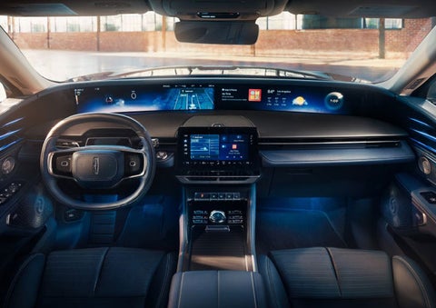 The panoramic display is shown in a 2025 Lincoln Nautilus® SUV. | Al Packer Lincoln in West Palm Beach FL