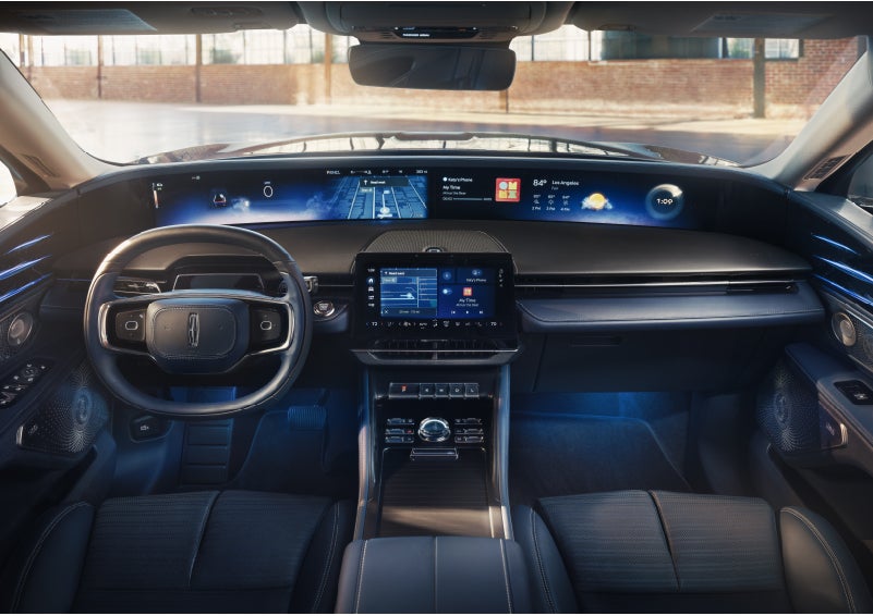 The panoramic display is shown in a 2026 Lincoln Nautilus® SUV. | Al Packer Lincoln in West Palm Beach FL