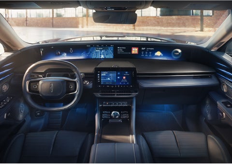 The panoramic display is shown in a 2026 Lincoln Nautilus® SUV. | Al Packer Lincoln in West Palm Beach FL