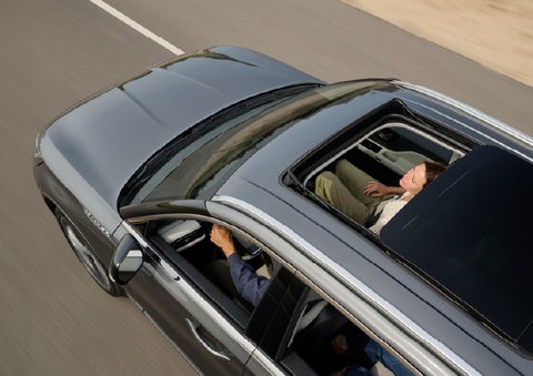 The available panoramic Vista Roof® of a 2027 Lincoln Aviator® SUV is open. | Al Packer Lincoln in West Palm Beach FL